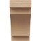 Ekena Millwork 7"W x 7"D x 14"H Wide Mediterranean Rough Cedar Woodgrain TimberThane Corbel, Primed Tan CORUR07X07X14MEDRCPR - alternate 5